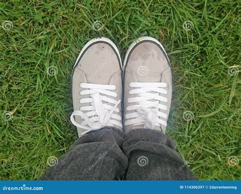 sneakers for wet grass.